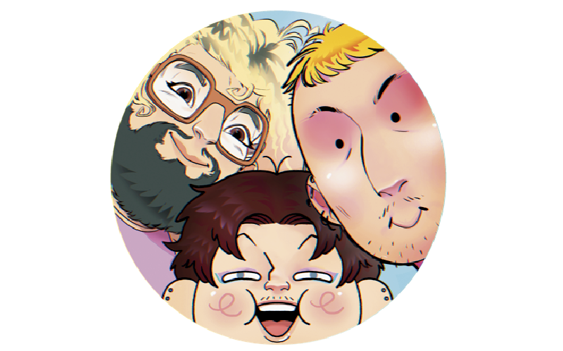 Red Grish, Archibald et Charlie Genmor