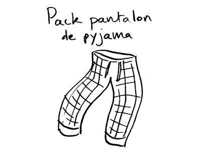 Pack pantalon de pyjama