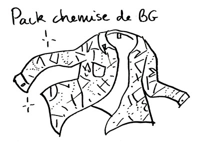 Pack chemise de BG
