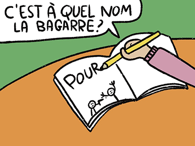 Bagarre dédicacée
