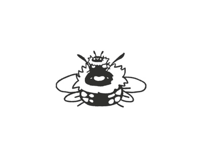 Abeille Coucou et son bébé