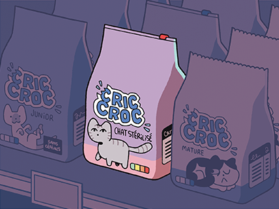 Croquettes chat stérilisé
