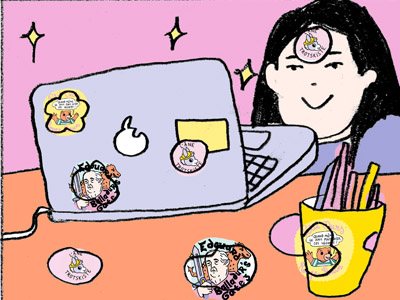 Pack stickers